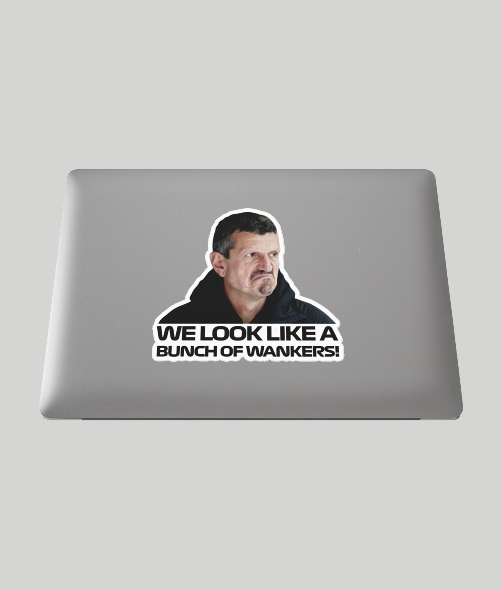 guenther steiner bunch of wankers sticker 5x5