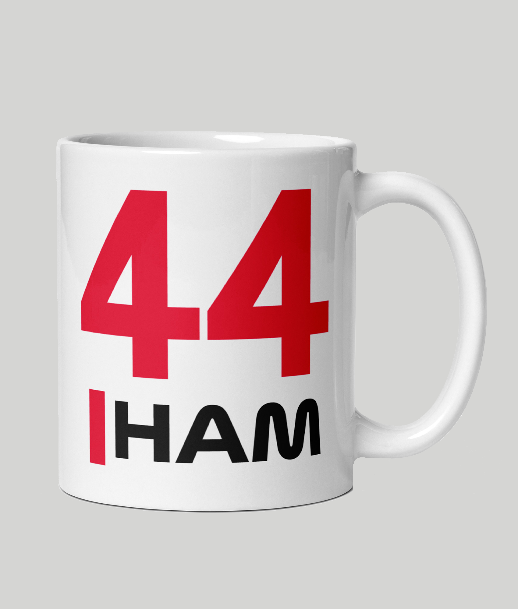 Lewis Hamilton 44 Ferrari Mug