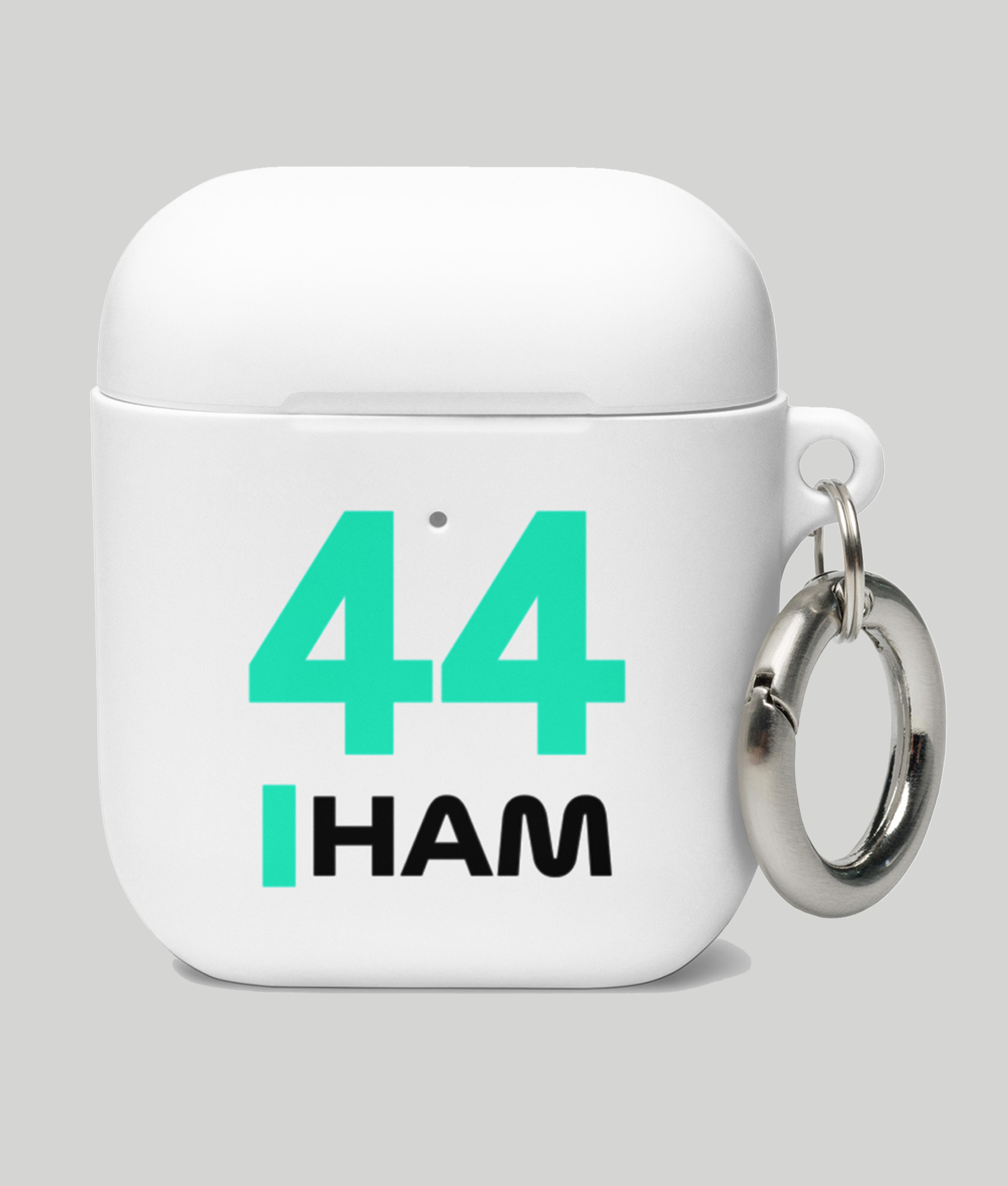 Lewis Hamilton AirPods Case white