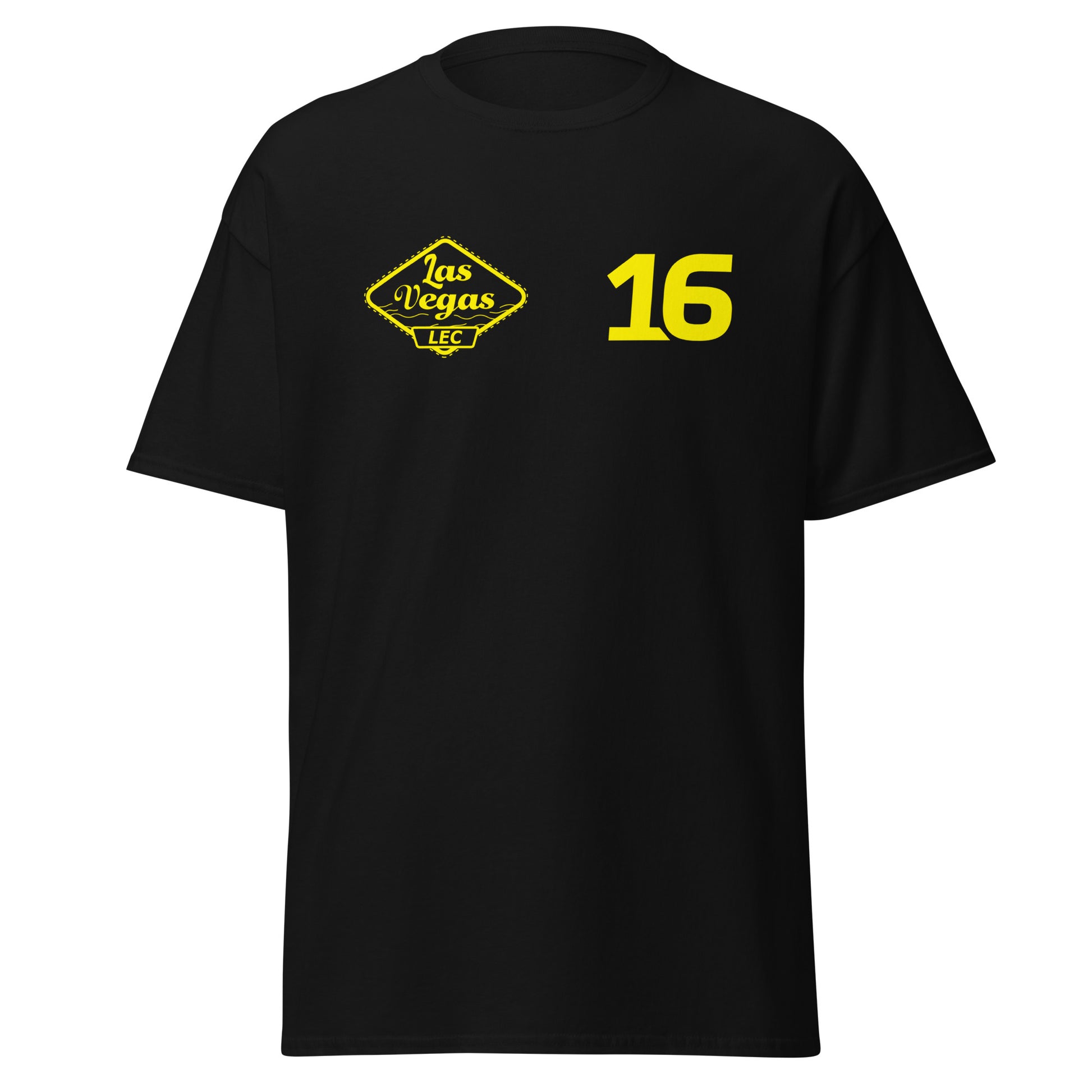 Charles Leclerc Las Vegas Men's T-Shirt Black