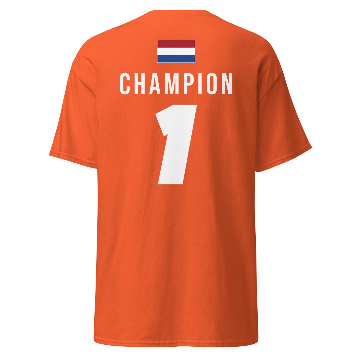 Max Verstappen World Champion Men's T-Shirt Orange