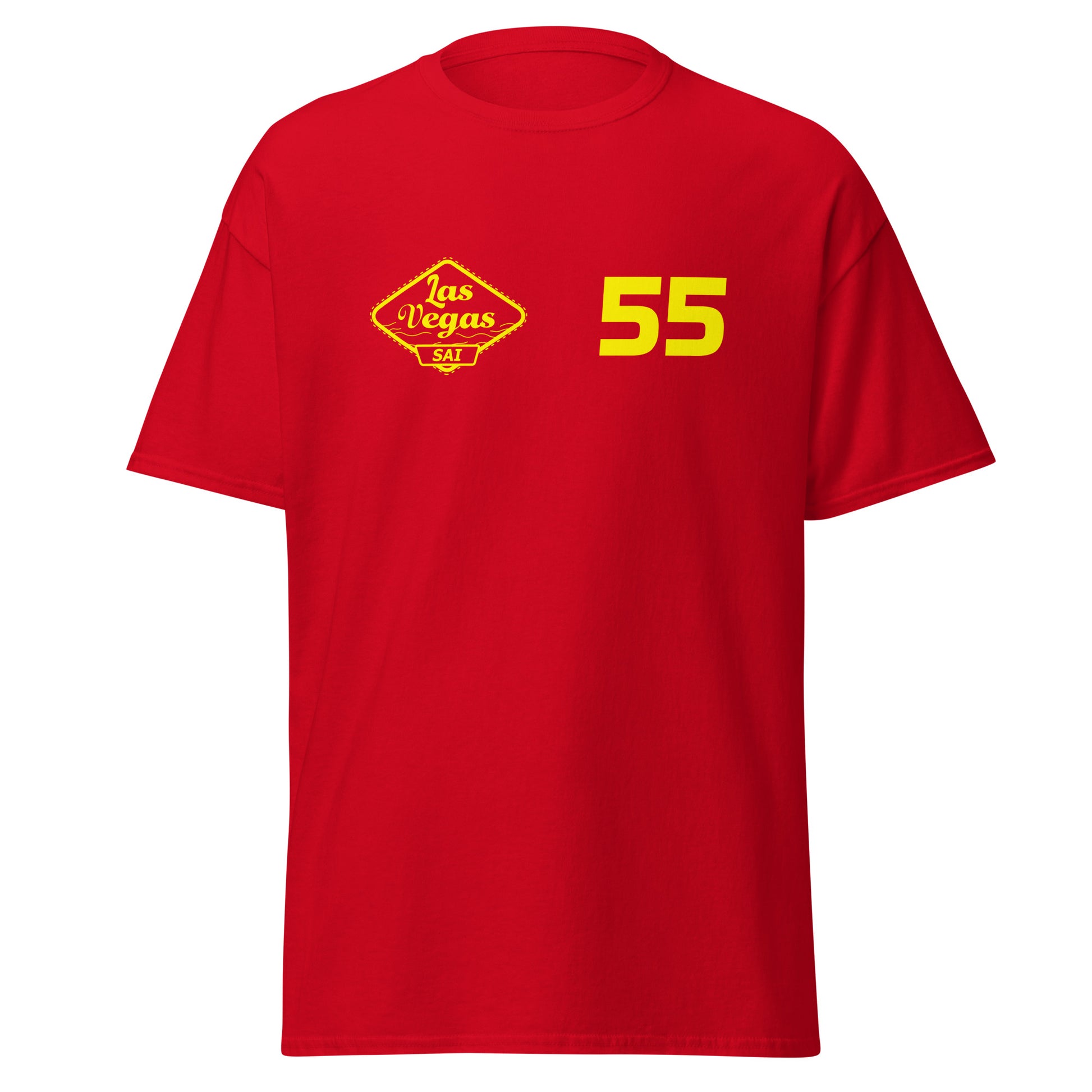 Carlos Sainz Las Vegas Men's T-Shirt Red
