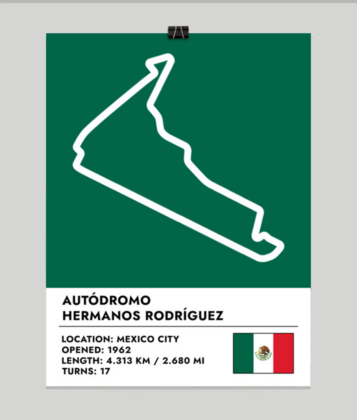 Mexico Grand Prix Poster