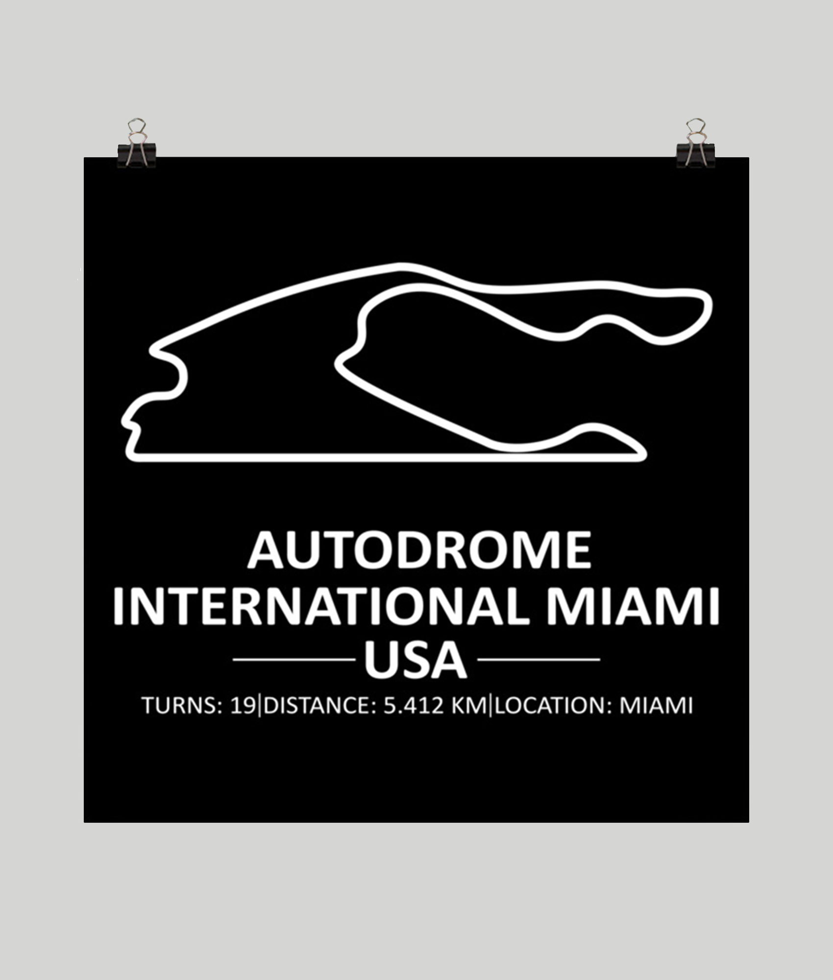 Miami Circuit Poster