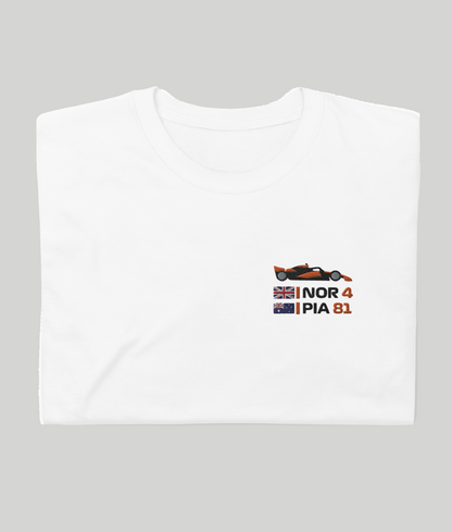 Embroidered Norris And Piastri T-Shirt