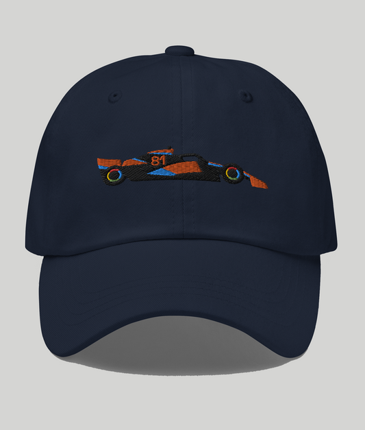 Oscar Piastri Embroidered McLaren Navy Blue Hat