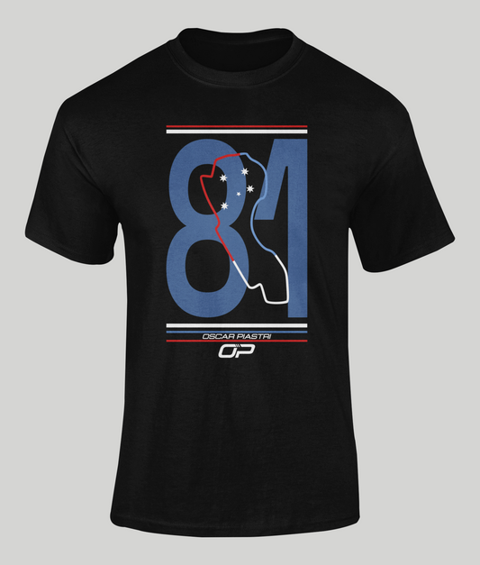 Oscar Piastri Australian Grand Prix Unisex T-Shirt black