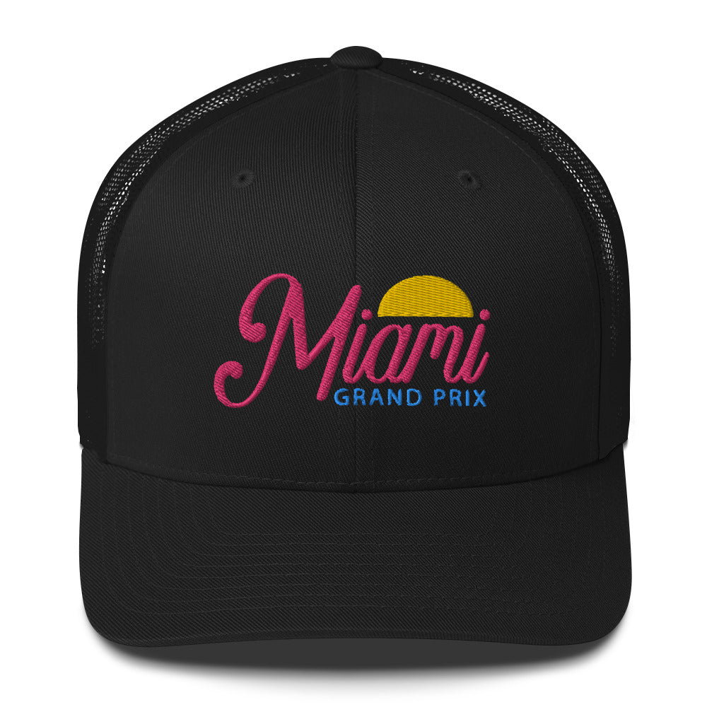Miami Grand Prix Trucker Hat black