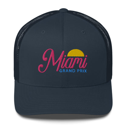 Miami Grand Prix Trucker Hat navy