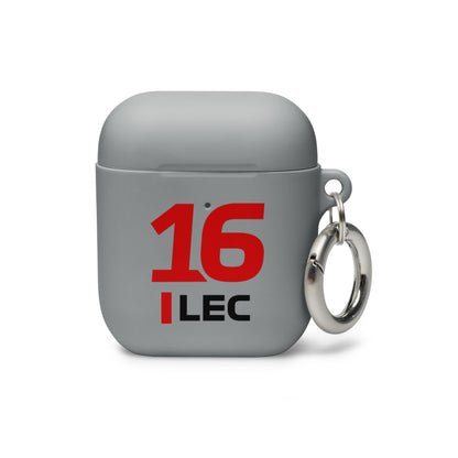 Charles Leclerc AirPods Case grey