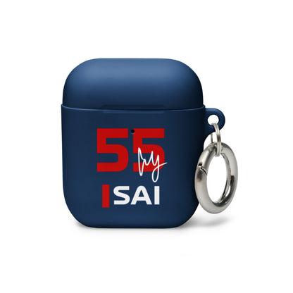 carlos sainz airpods case navy blue