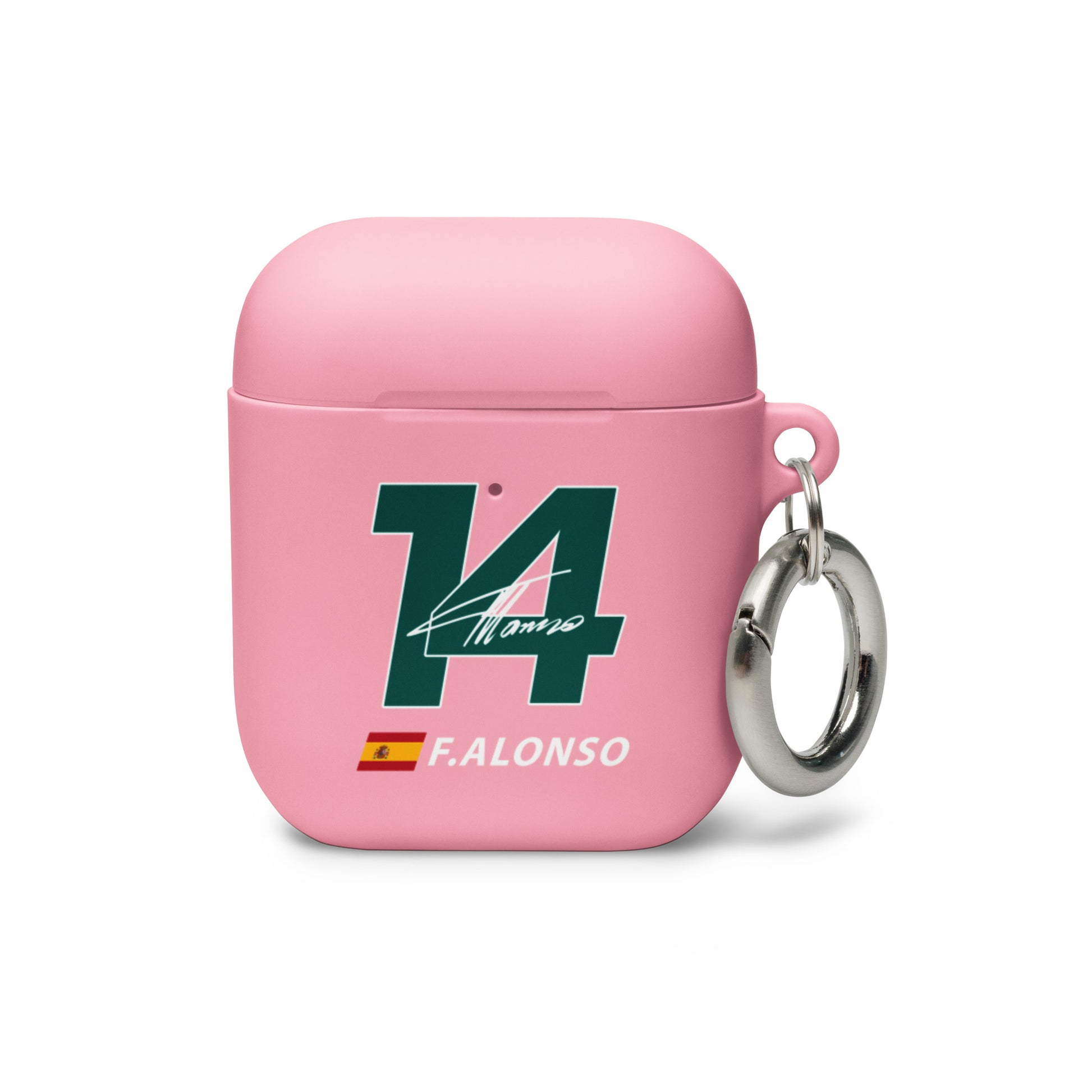 fernando alonso airpods case pink