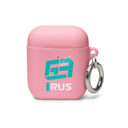 george russell airpods case pink