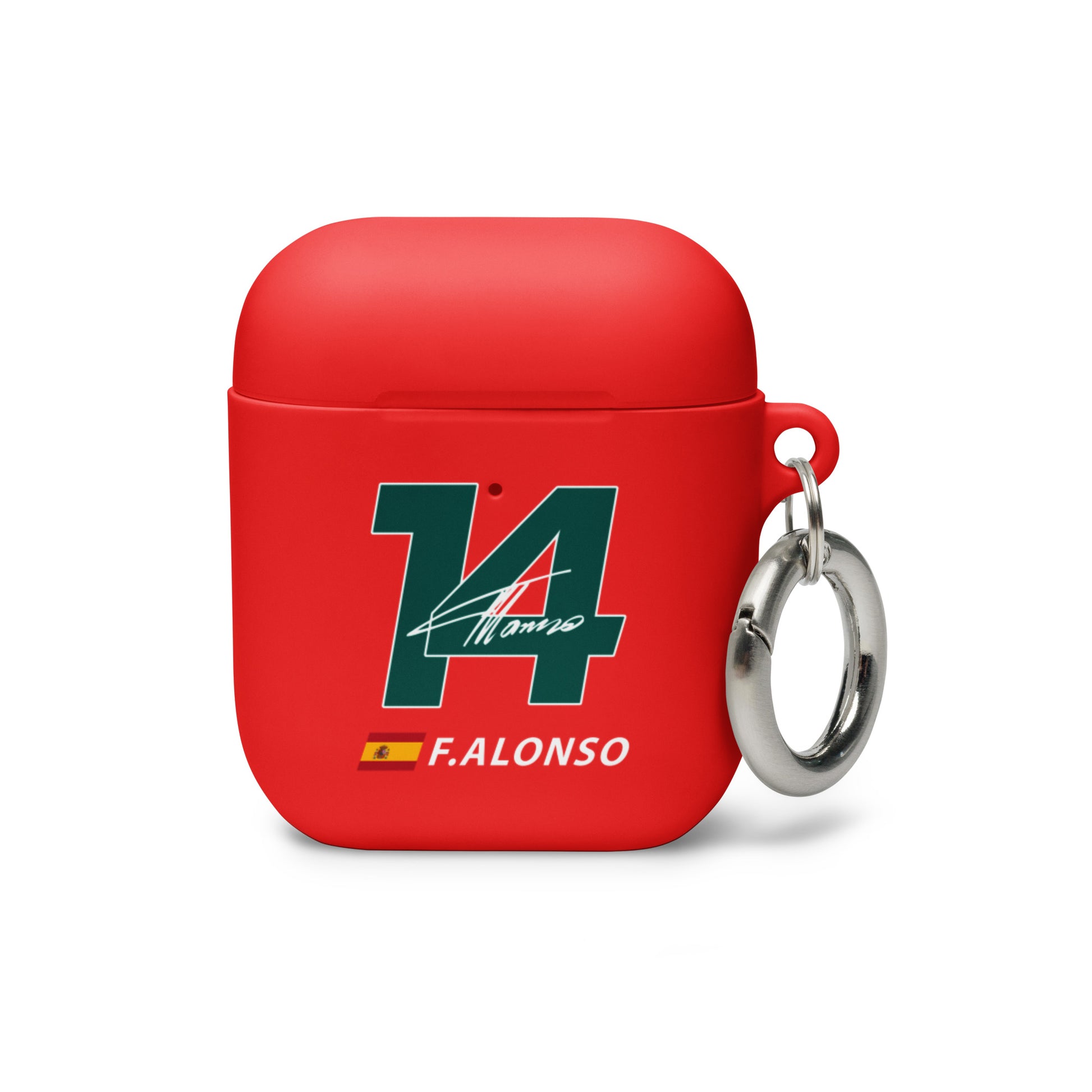 fernando alonso airpods case red