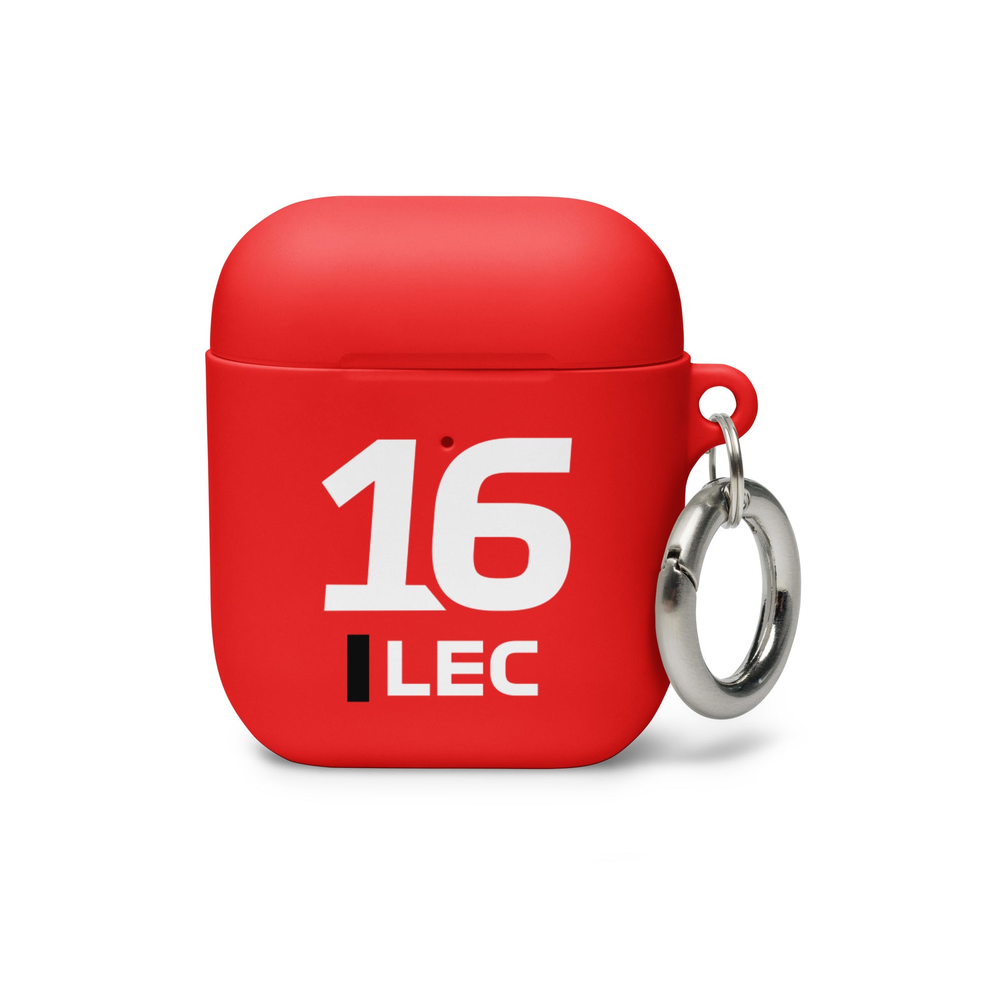 Charles Leclerc AirPods Case red