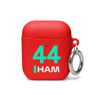 Lewis Hamilton AirPods Case red