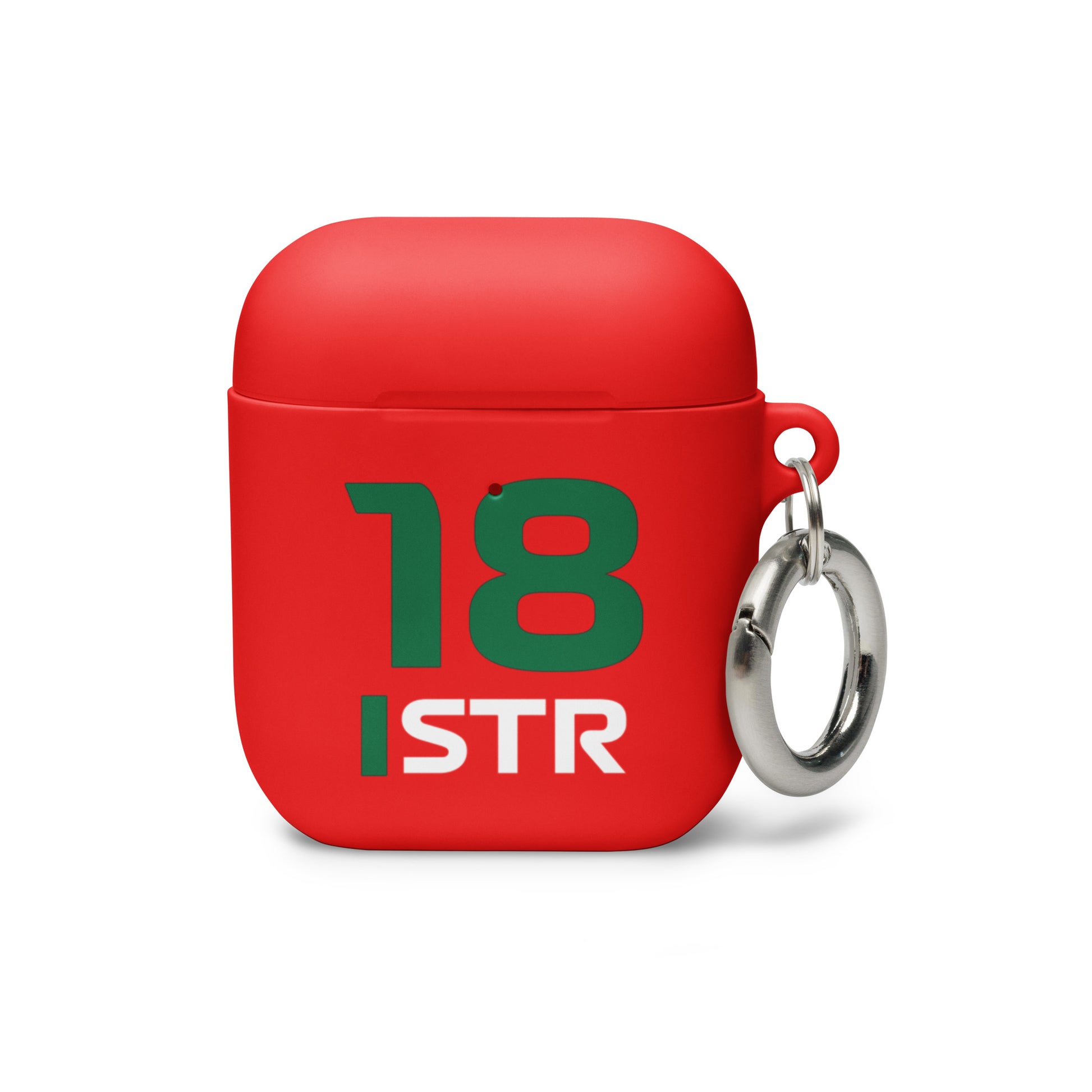 Lance Stroll AirPods Case red
