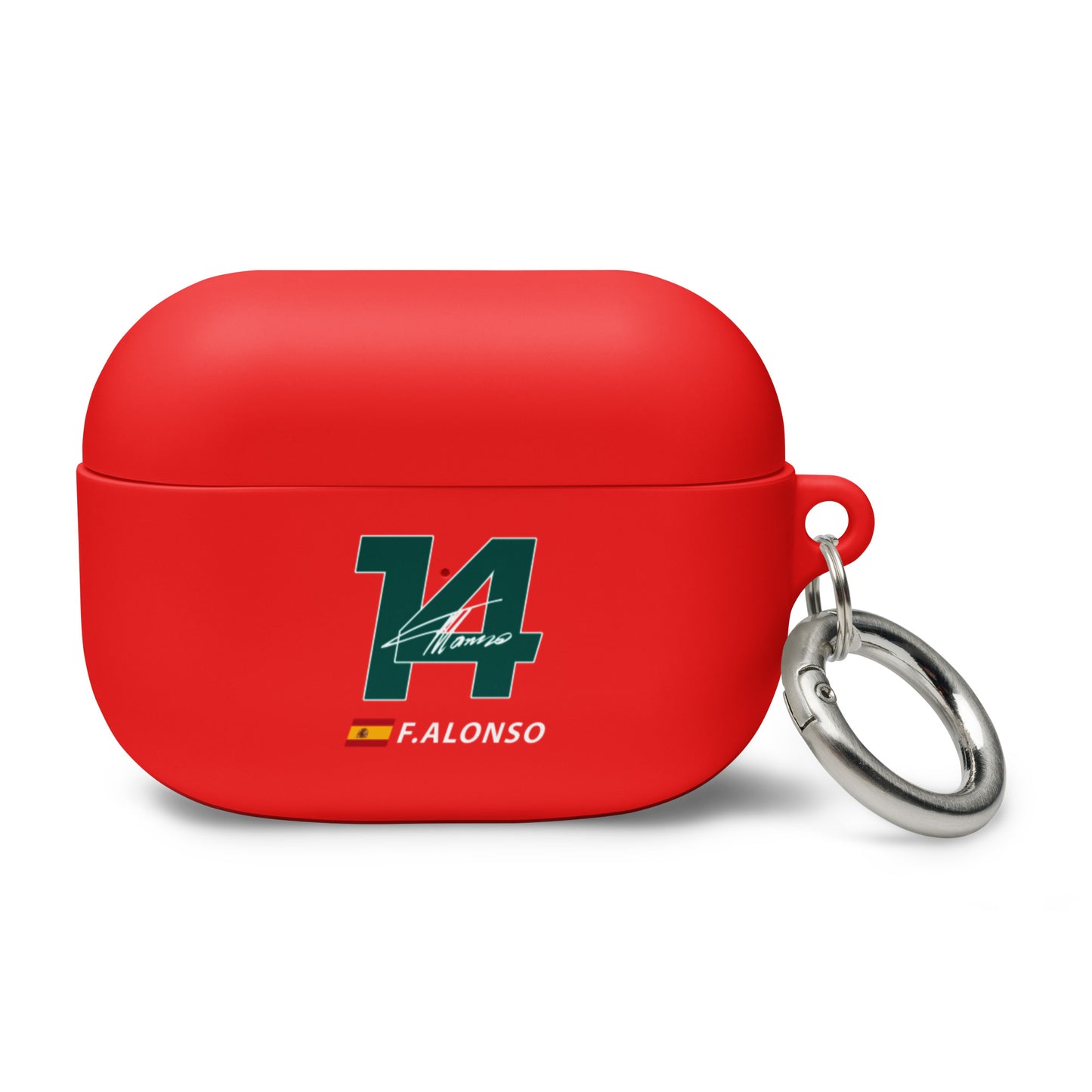 fernando alonso airpods pro case red