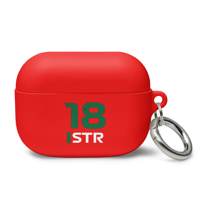 Lance Stroll AirPods Case pro red