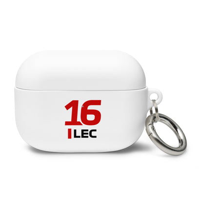 Charles Leclerc AirPods Case pro white