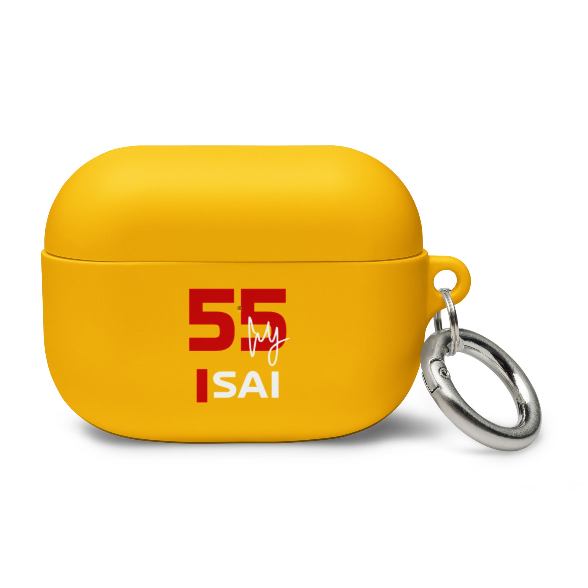 carlos sainz airpods pro case yellow