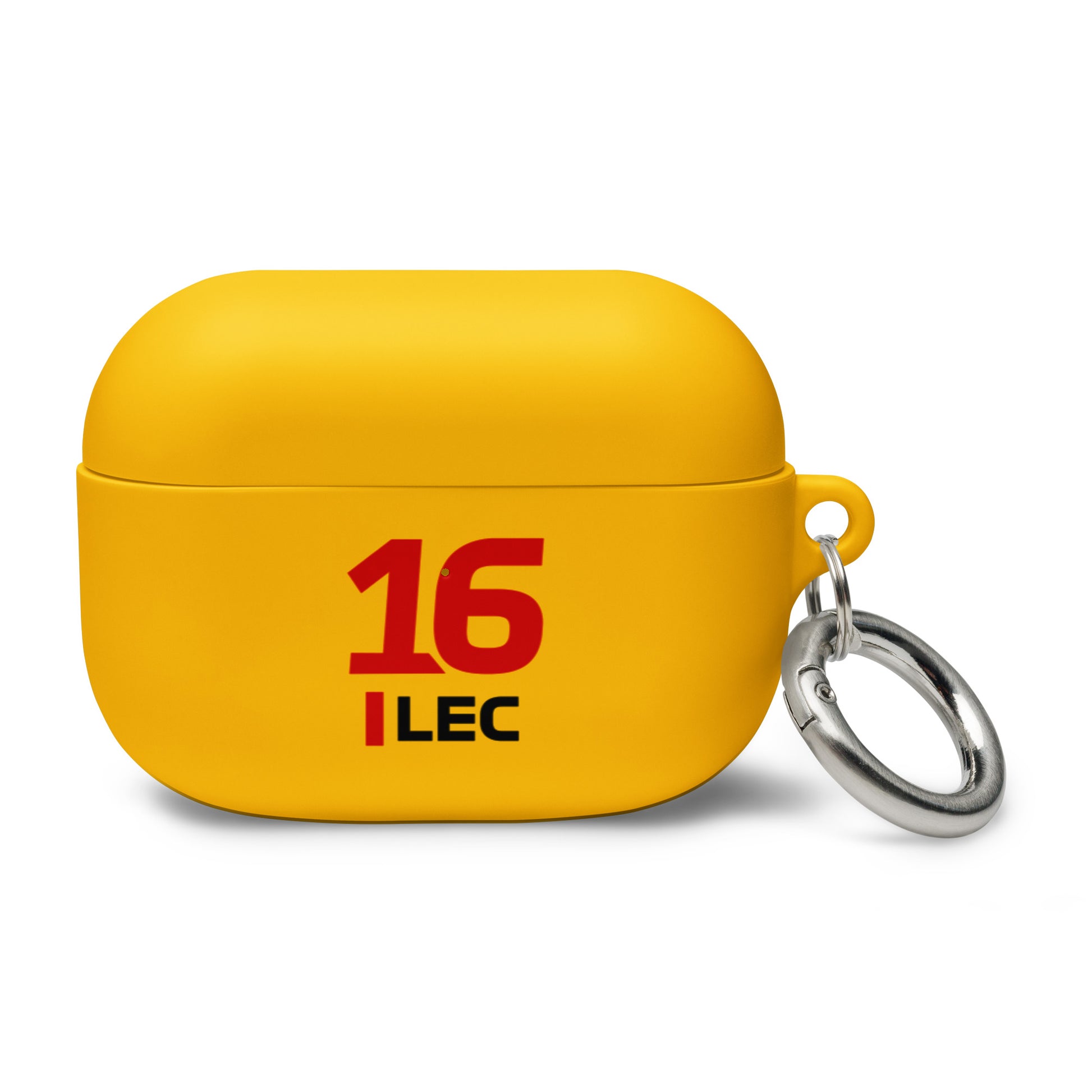 Charles Leclerc AirPods Case pro yellow