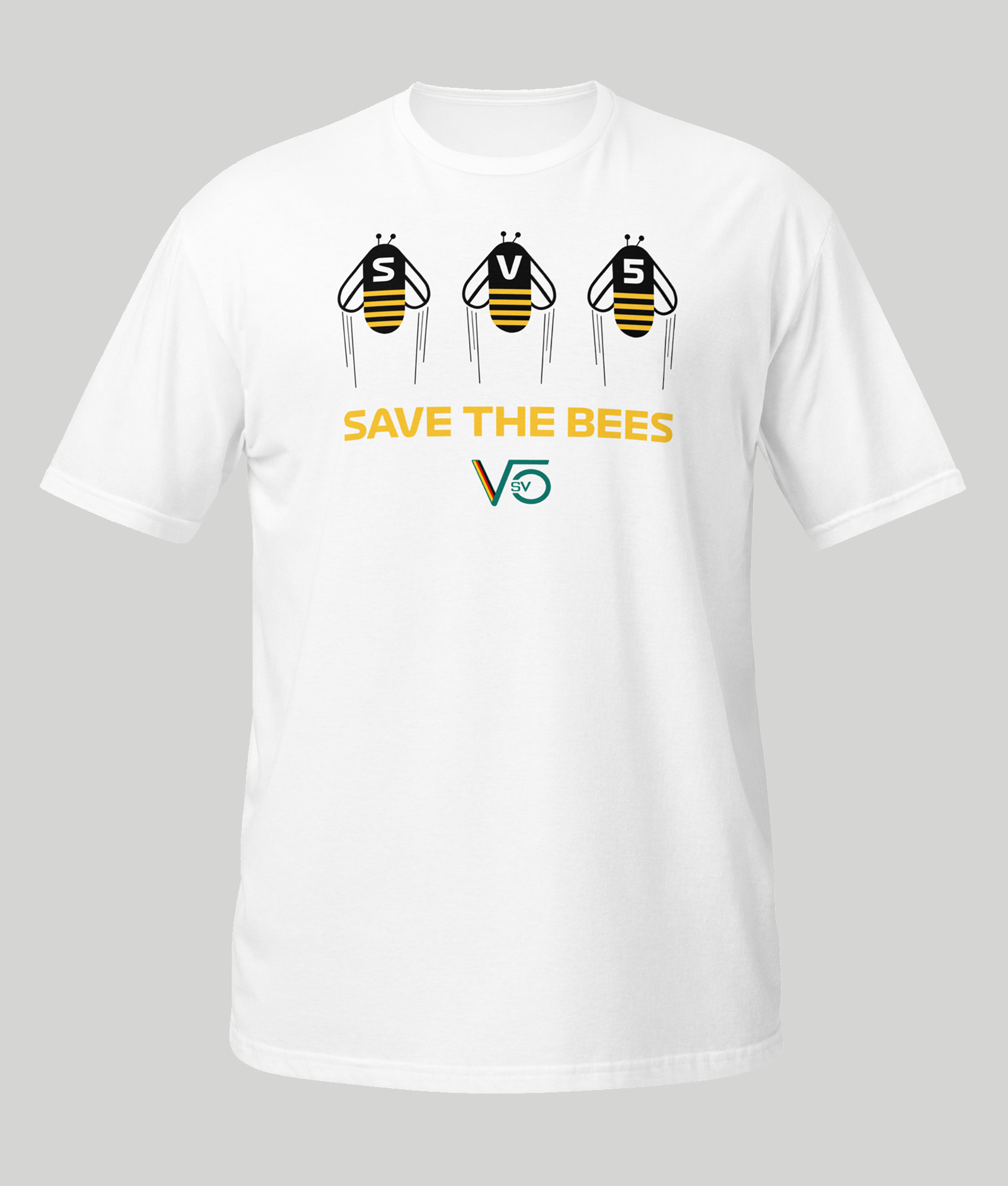 Sebastian Vettel Save The Bees Unisex T-Shirt white