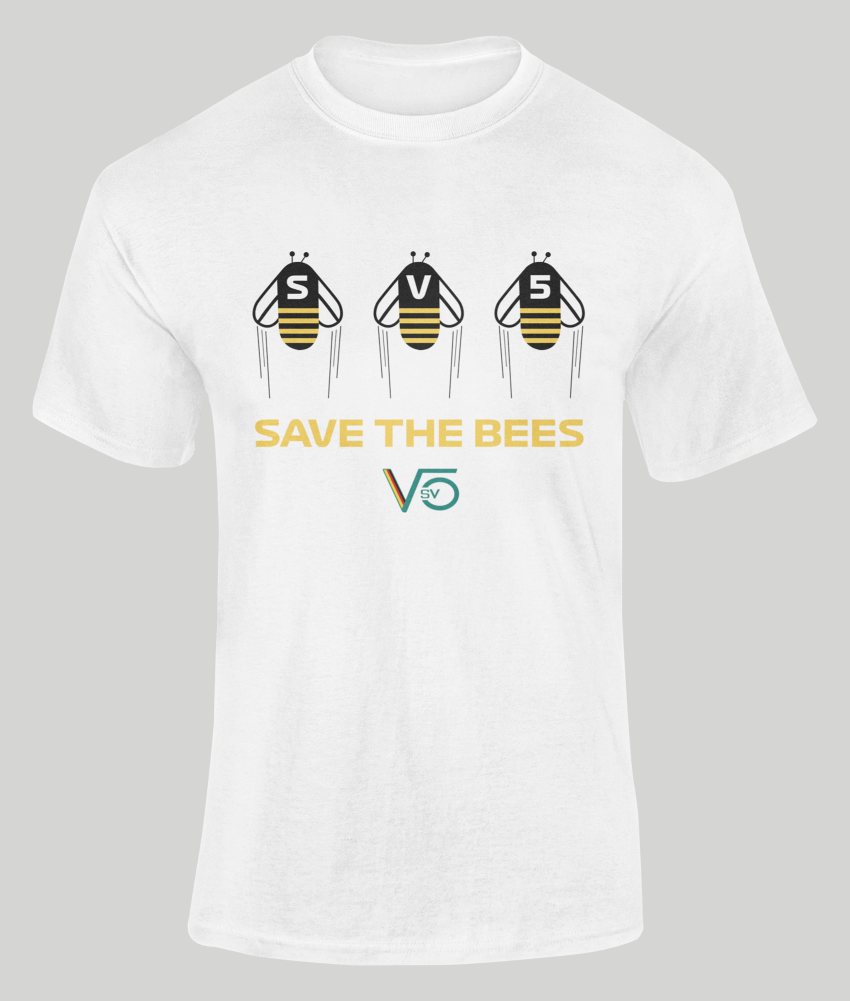 Sebastian Vettel Save The Bees Unisex T-Shirt white
