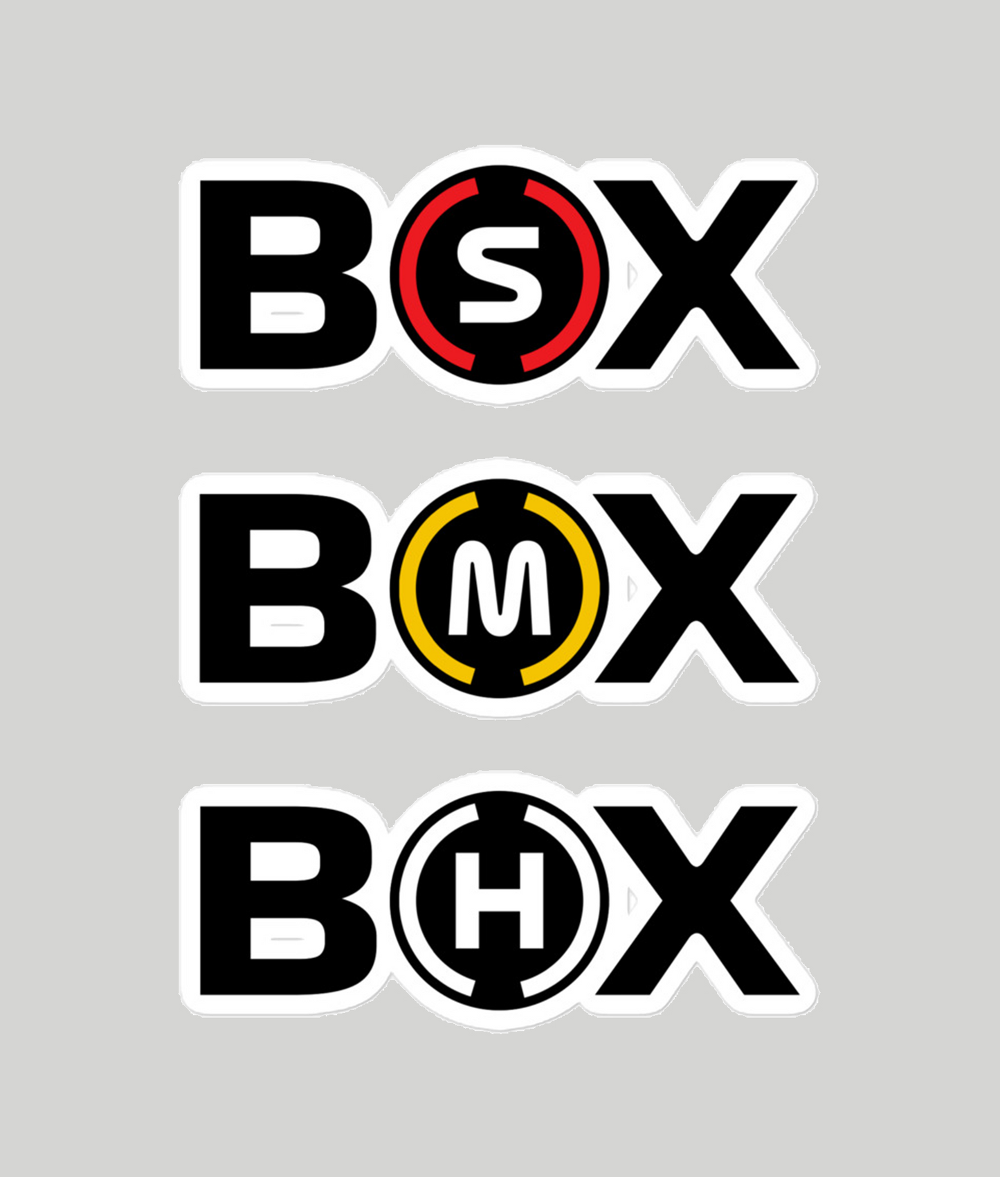 Box Box Box Sticker