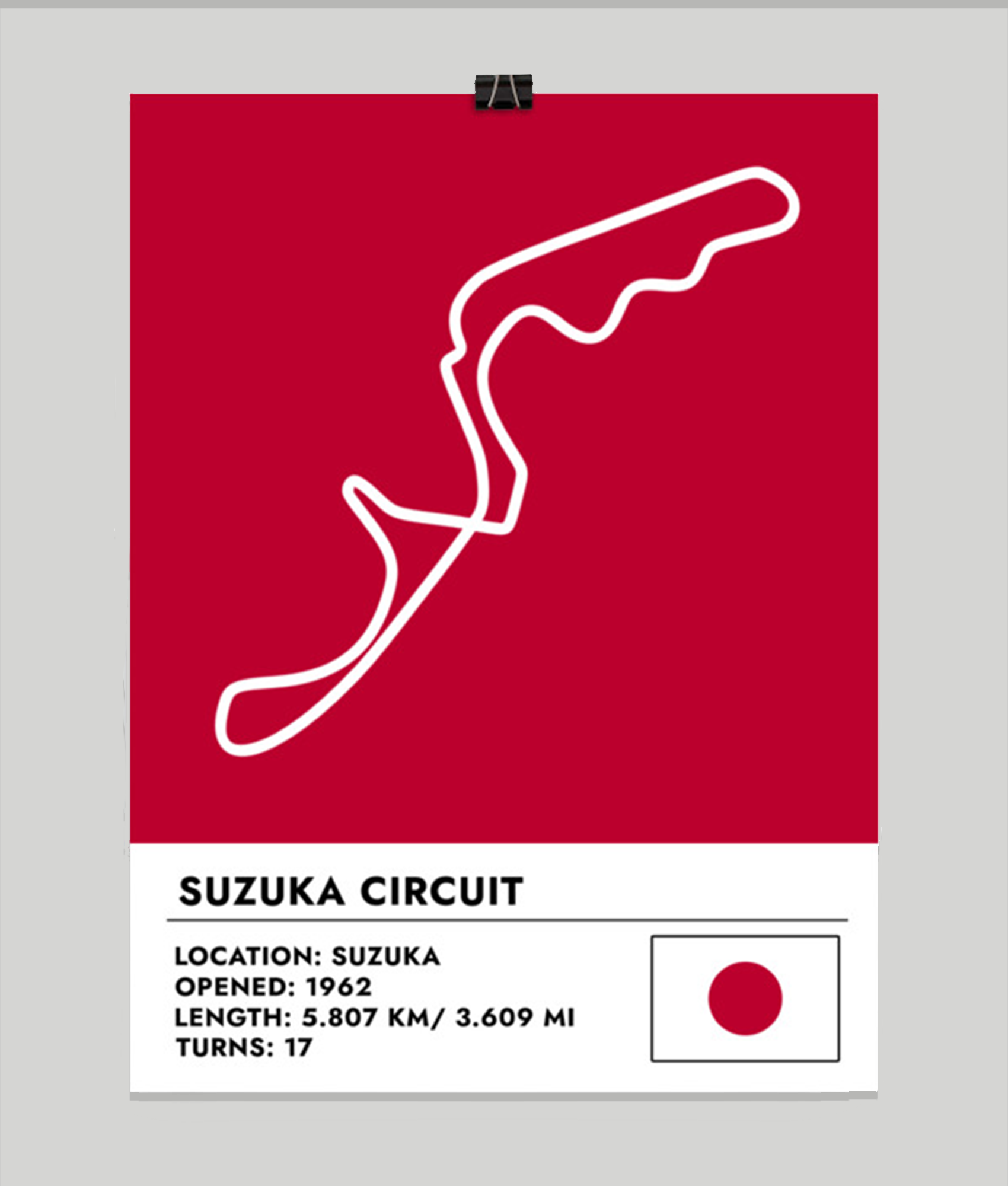 Suzuka Circuit Poster