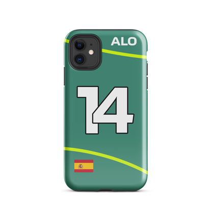 Fernando Alonso Aston Martin Tough iPhone Case 11