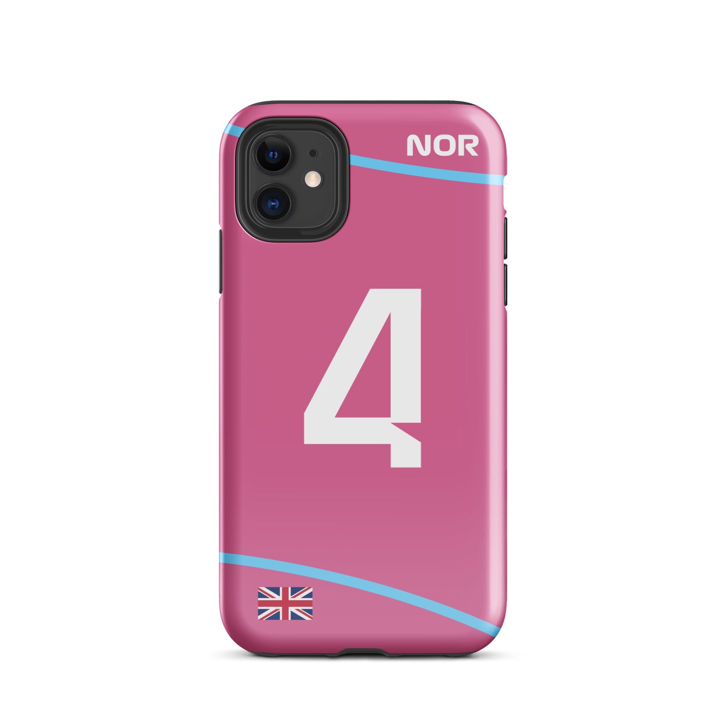 Lando Norris Miami GP Tough iPhone Case 11 glossy case