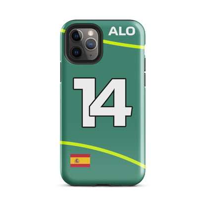 Fernando Alonso Aston Martin Tough iPhone Case 11 pro