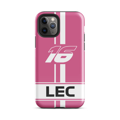 Charles Leclerc Miami GP Though iPhone 11 pro glossy case