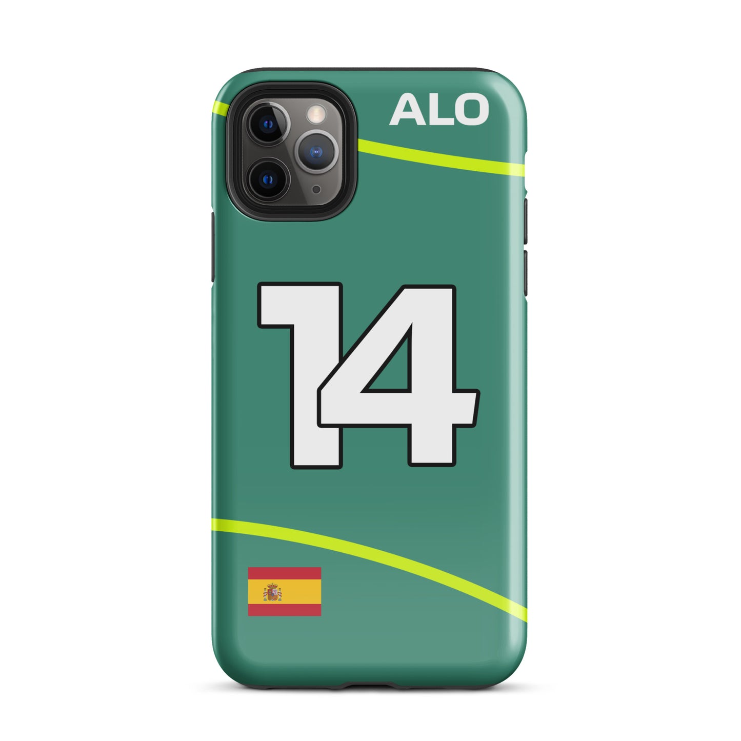 Fernando Alonso Aston Martin Tough iPhone Case 11 pro