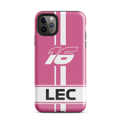 Charles Leclerc Miami GP Though iPhone 11 pro max glossy case