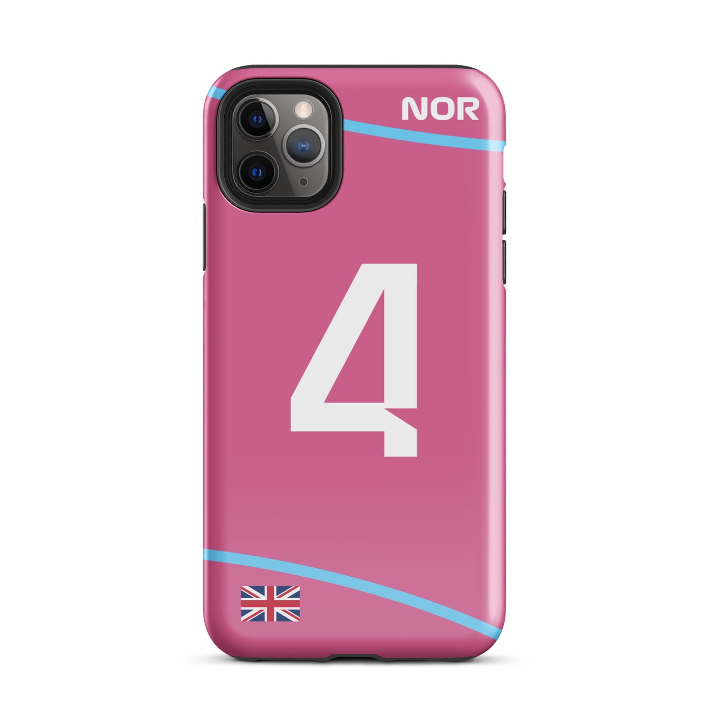 Lando Norris Miami GP Tough iPhone Case 11 pro max glossy case