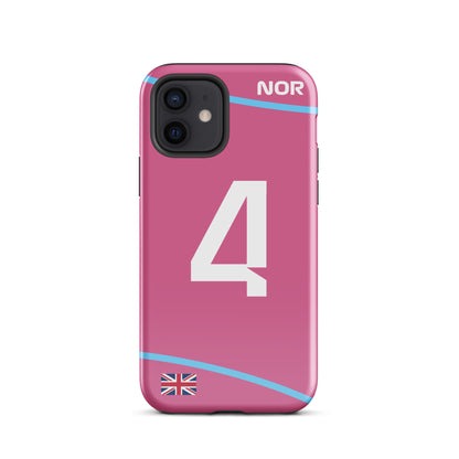 Lando Norris Miami GP Tough iPhone Case 12 glossy case