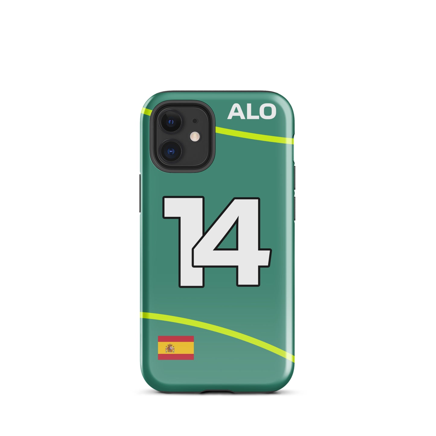 Fernando Alonso Aston Martin Tough iPhone Case 12 mini