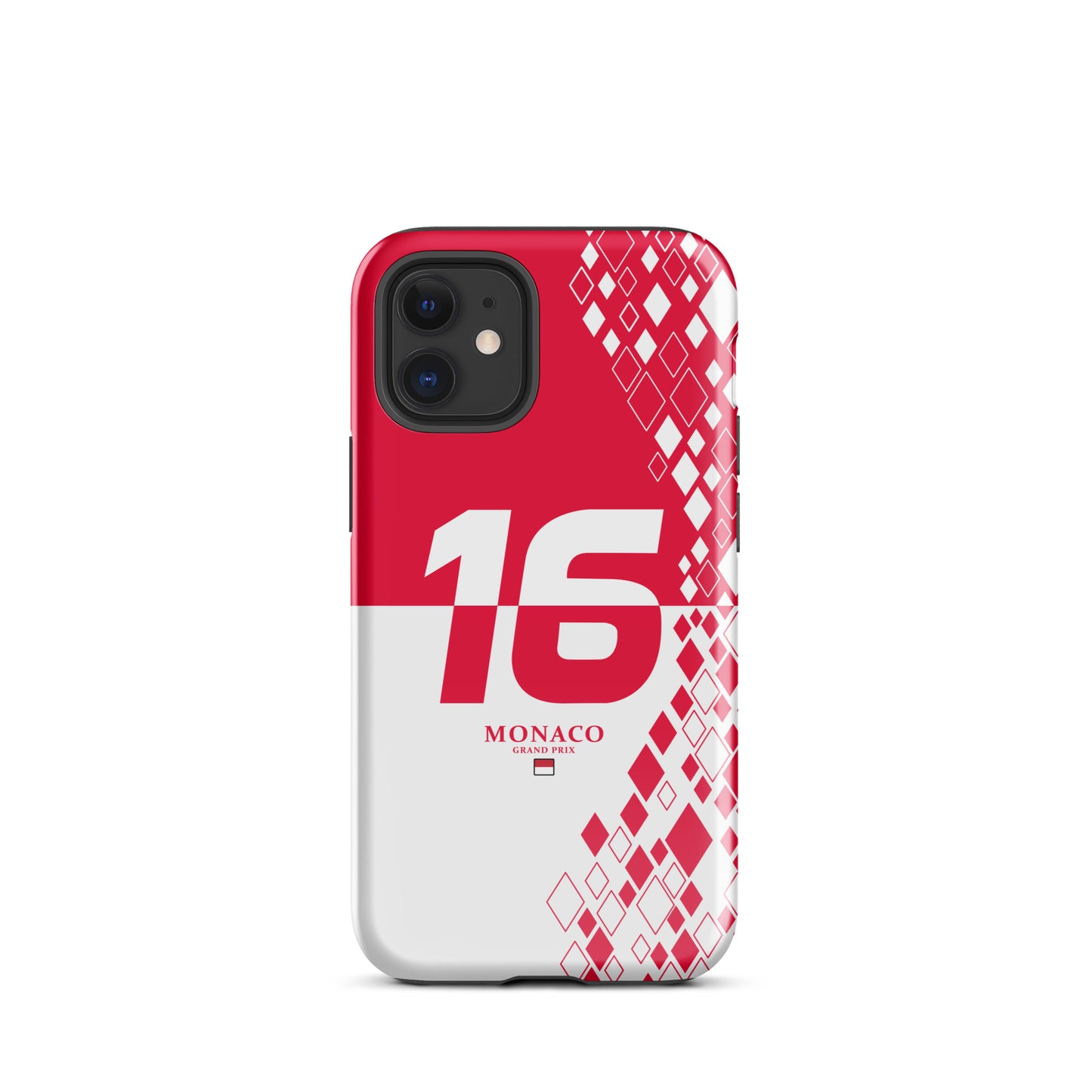 Charles Leclerc 16 Monaco iPhone 12 mini glossy case