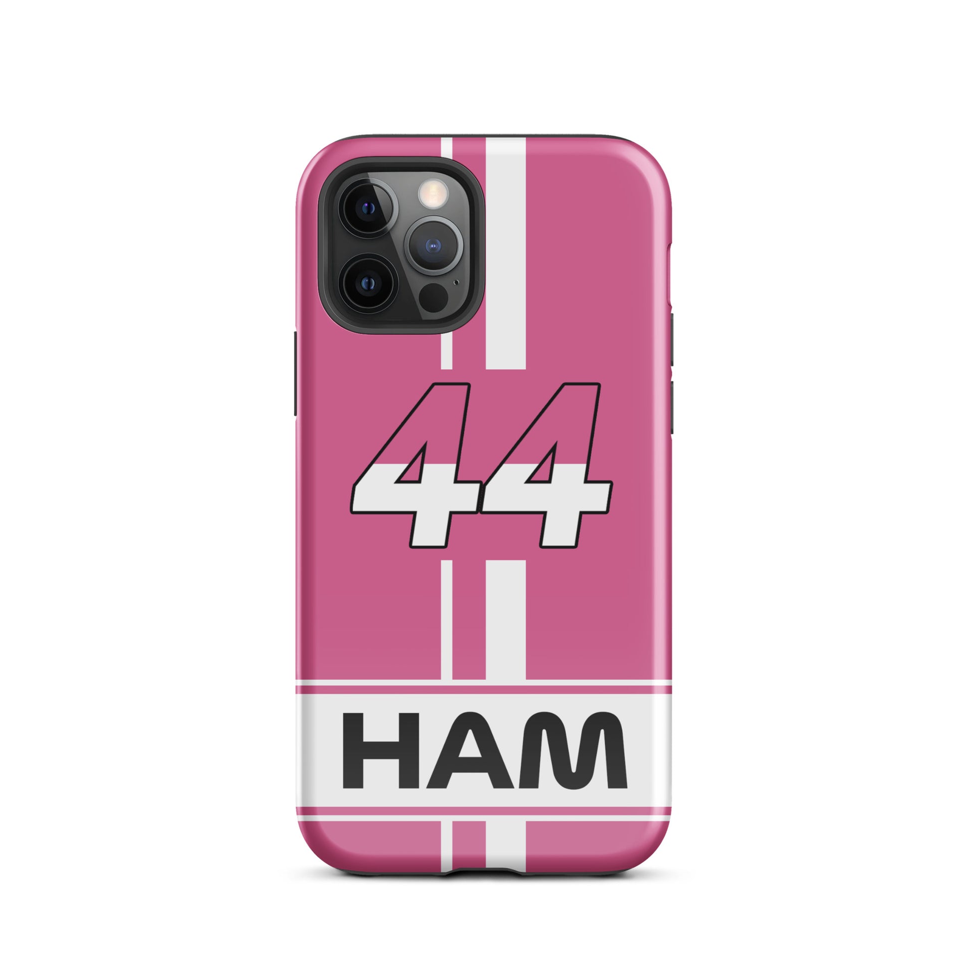 Lewis Hamilton Miami Tough iPhone 12 pro glossy case