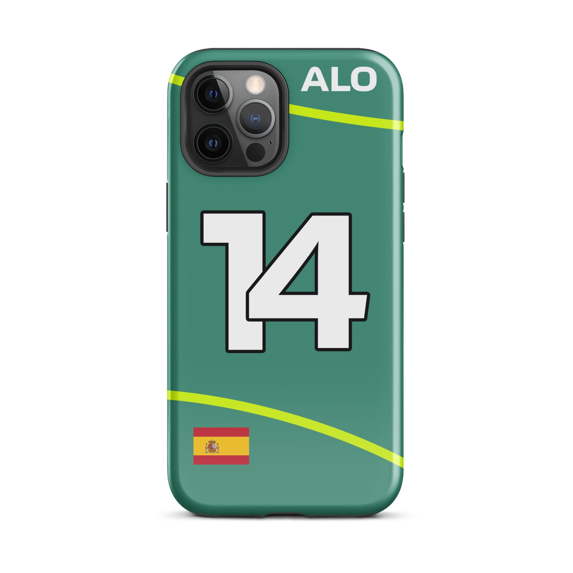 Fernando Alonso Aston Martin Tough iPhone Case 12 pro max