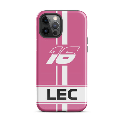 Charles Leclerc Miami GP Though iPhone 12 pro max glossy case