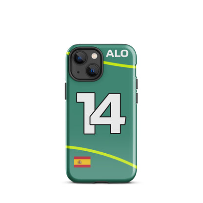 Fernando Alonso Aston Martin Tough iPhone Case 13 mini