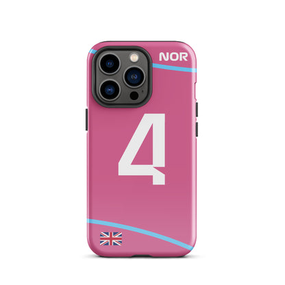 Lando Norris Miami GP Tough iPhone 13 pro glossy case