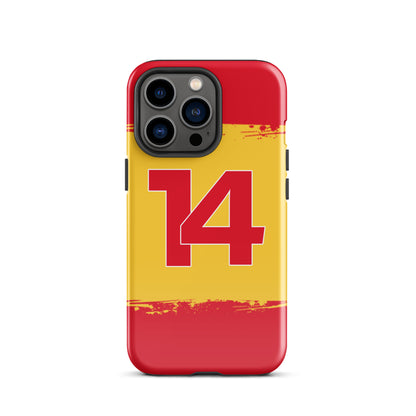 Fernando Alonso Spain iPhone 13 pro glossy case