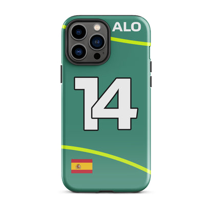 Fernando Alonso Aston Martin Tough iPhone Case 13 pro max