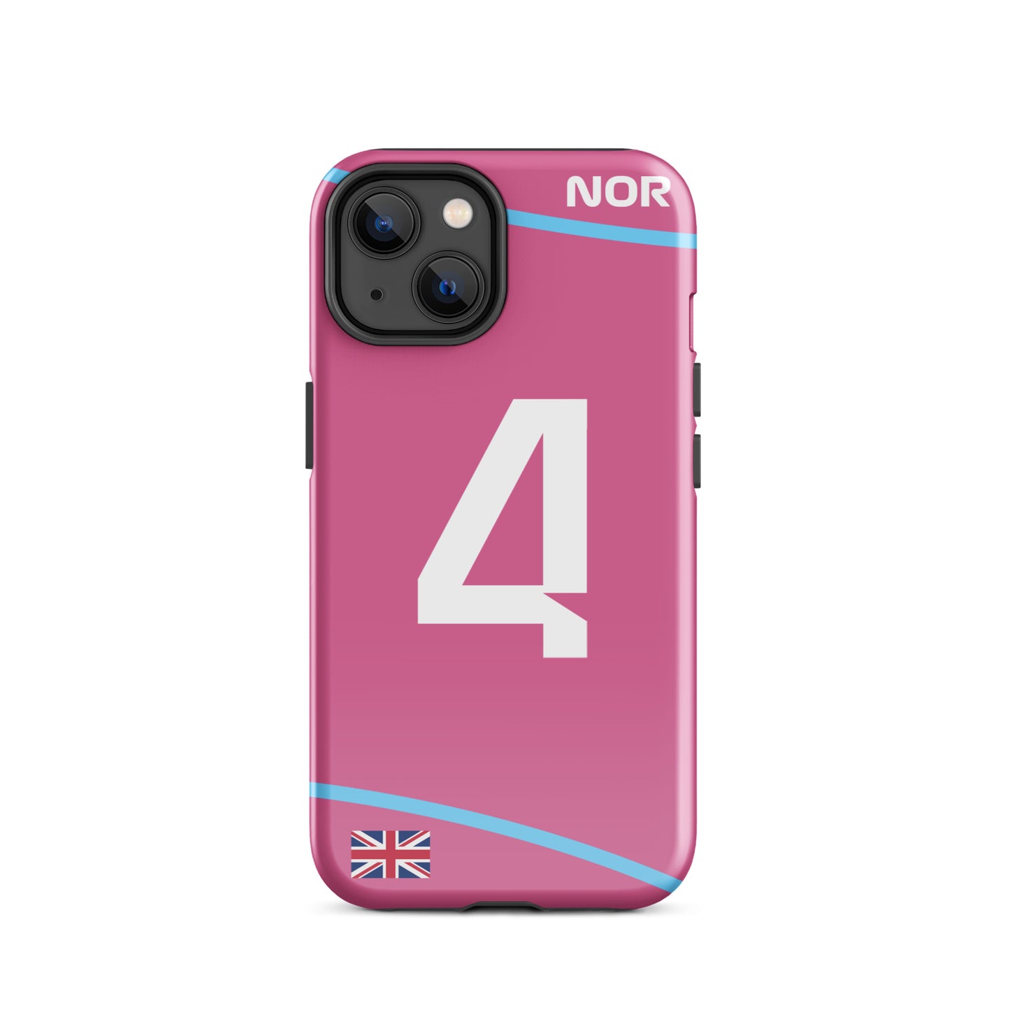 Lando Norris Miami GP Tough iPhone 14 glossy case