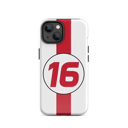 Charles Leclerc Monaco iPhone 14 glossy case