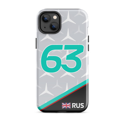 George Russell Tough iPhone Case 14 plus